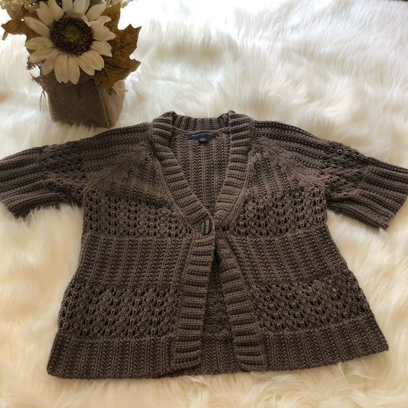 Banana Republic Short sleeve brown sweater XS - Picture 2 of 8